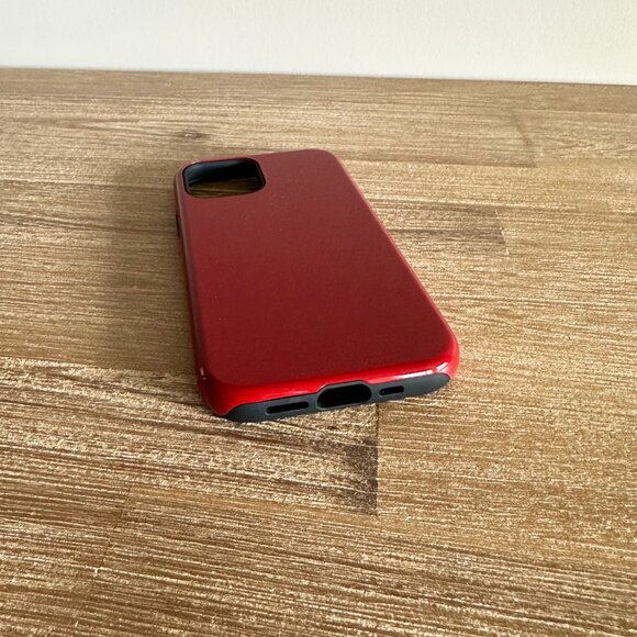 Solid Yellow and Red Phone Case for Apple iPhone 12 Pro Tough Glossy Tough - Picture 10 of 10